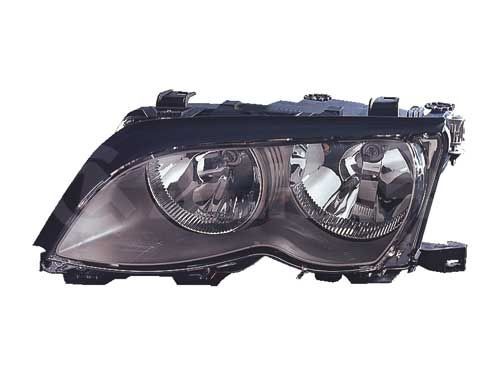ALKAR 2782849 Headlight Right, W5W, H7/H7, with electric motor, Housing with black interior