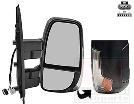 VAN WEZEL Side mirrors 2817808 for IVECO Daily