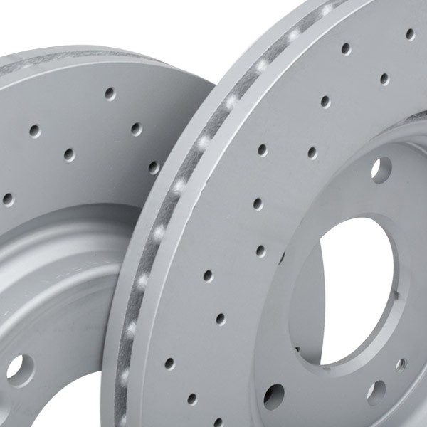285.3531.52 Brake discs 285.3531.52 ZIMMERMANN 305x25mm, 7/5, 5x114, internally vented, Perforated, Coated
