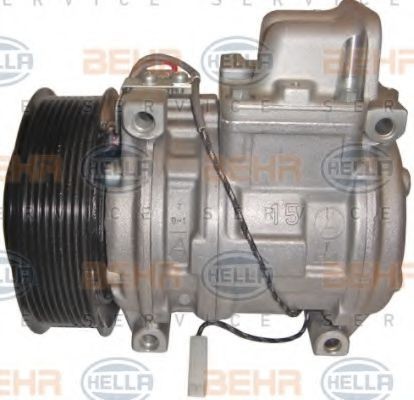 HELLA 10PA15C, PAG 46, R 134a, with seal ring Belt Pulley Ø: 130mm AC compressor 8FK 351 110-991 buy