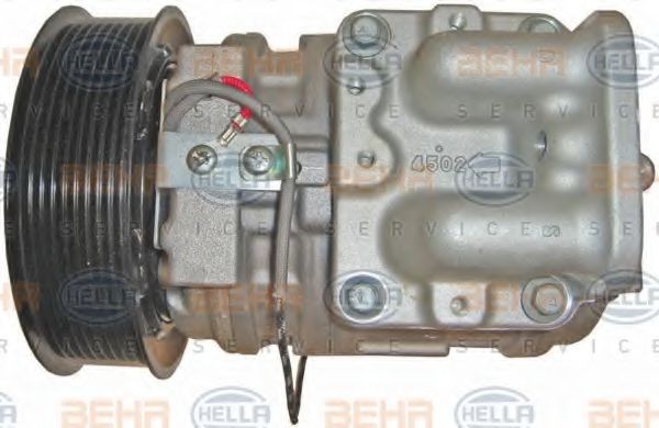 HELLA 8FK351110-991 Air conditioner compressor 10PA15C, PAG 46, R 134a, with seal ring