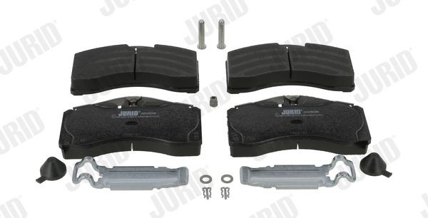 29158 JURID prepared for wear indicator, with accessories Height 1: 108mm, Height: 108mm, Width: 210,8mm, Thickness: 30mm Brake pads 2925705390 buy