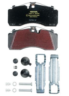 29287 TEXTAR prepared for wear indicator, with accessories Height: 92,3mm, Width: 210,9mm, Thickness: 30mm Brake pads 2932004 buy