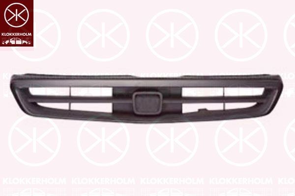 KLOKKERHOLM 2936991 Radiator Grille chrome/black, with frame
