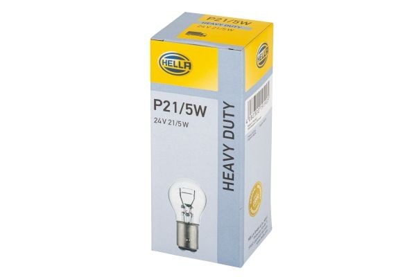 8GD002078-241 Bulb, indicator P21/5W HELLA 24V 21/5W, P21/5W, Halogen