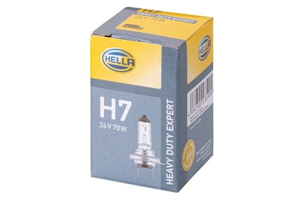 8GH 007 157-231 HELLA H7 24V 70W PX26d, Halogen, ECE approved Bulb