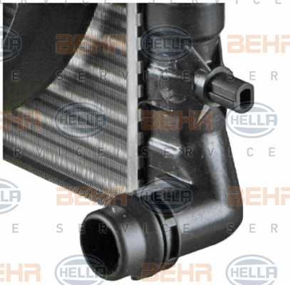 OEM-quality HELLA 8MK 376 704-601 Engine radiator
