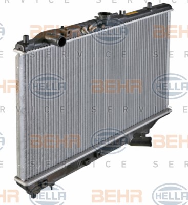 Great value for money - HELLA Engine radiator 8MK 376 707-411