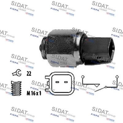 SIDAT Reverse light switch 3.234237 Ford MONDEO 2004