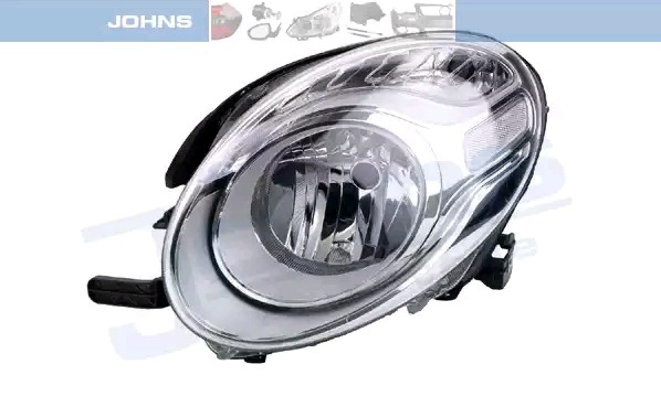 JOHNS 30 04 09 Headlight Left, H7, with indicator, with motor for headlamp levelling