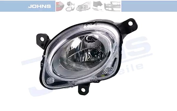 JOHNS 30 04 09-05 Headlight Left, H7, with daytime running light, without bulb holder