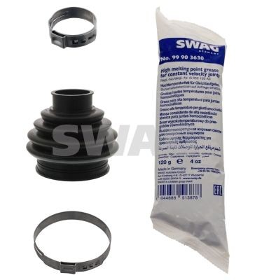 SWAG 30 10 0224 Bellow Set, drive shaft Rear Axle, Wheel Side, Thermoplast