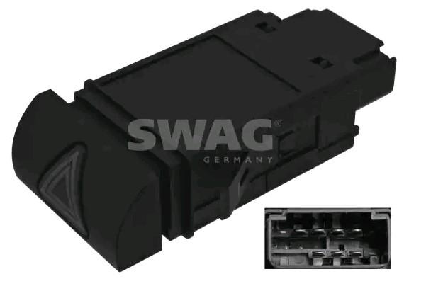 SWAG 30100405 Hazard Light Switch 6K0 953 235 81H