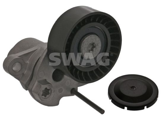 SWAG 30 10 0740 Belt tensioner, v-ribbed belt VW UP 2011 in original quality