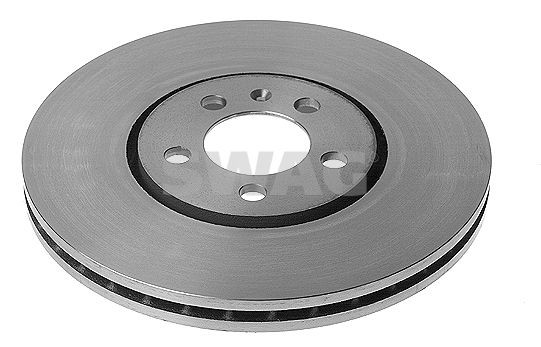 SWAG 30 91 1205 Brake disc Front Axle, 288x25mm, 5x100, internally vented, Coated