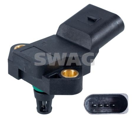 SWAG Number of connectors: 4 MAP sensor 30 92 7186 buy