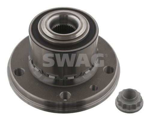 30 93 4800 SWAG Wheel bearings SUZUKI with axle nut, Wheel Bearing integrated into wheel hub, with integrated magnetic sensor ring, with wheel hub, with ABS sensor ring, 85, 149,5 mm, Tapered Roller Bearing