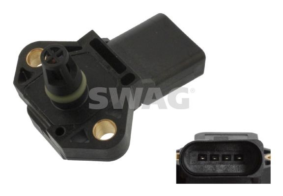 SWAG 30936116 Sensor, boost pressure 3G 906 051 E