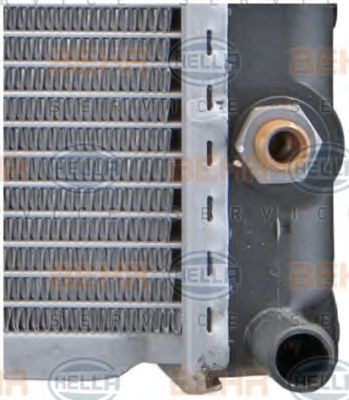 HELLA Radiator, engine cooling 8MK 376 712-421 suitable for MERCEDES-BENZ 124-Series, E-Class