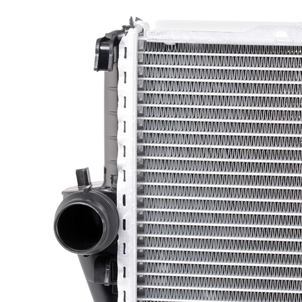 8MK376712-481 Radiator 8MK 376 712-481 HELLA for vehicles with/without air conditioning, 650 x 438 x 34 mm, HELLA BLACK MAGIC, Brazed cooling fins