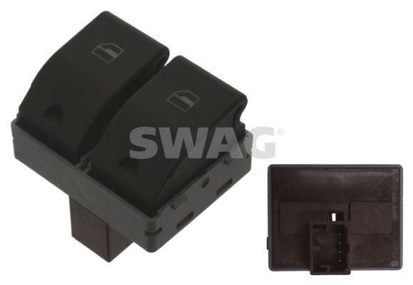 SWAG Number of connectors: 4 Switch, window regulator 30 94 4537 buy