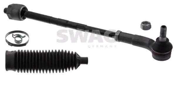 SWAG 30 94 9082 Rod Assembly Front Axle Right, with nuts, with clamps, with steering bellow