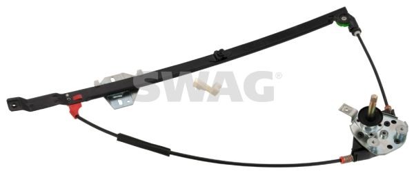 SWAG 30 94 9908 Window regulator Left Front, Operating Mode: Manual, without electric motor