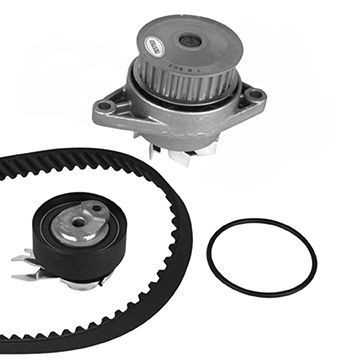 METELLI 30-0603-2 Water pump and timing belt kit Number of Teeth: 137, Width 1: 19 mm, for toothed belt drive