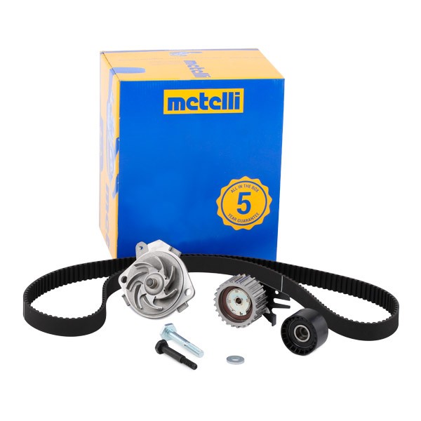 Fiat PUNTO Water pump and timing belt kit METELLI 30-0672-1 cheap