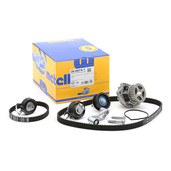 METELLI 30-0674-1 Water pump and timing belt kit Width 1: 20 mm, for timing belt drive