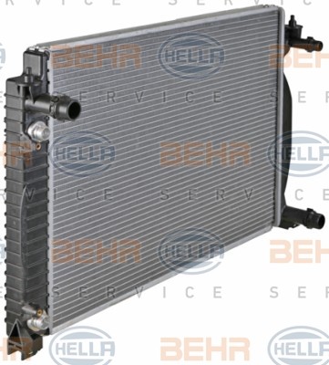 Great value for money - HELLA Engine radiator 8MK 376 715-341