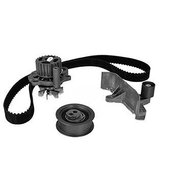 METELLI 30-0947-3 Water pump and timing belt kit with tensioner pulley damper, Number of Teeth: 150, Width 1: 23 mm, for timing belt drive
