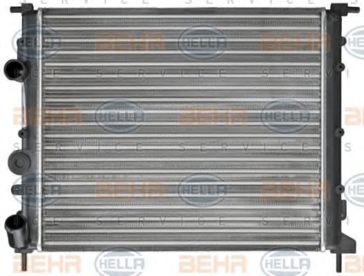 Great value for money - HELLA Engine radiator 8MK 376 716-161