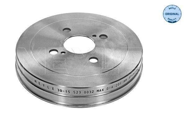 30-15 523 0032 MEYLE Brake drum SKODA 242mm, ORIGINAL Quality, Rear Axle