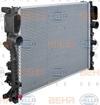 HELLA 8MK376718-021 Engine radiator 211 500 1302