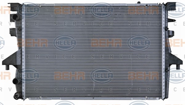 HELLA for vehicles with/without air conditioning, 710 x 470 x 24 mm, HELLA BLACK MAGIC, Automatic Transmission, Manual Transmission, Brazed cooling fins Radiator 8MK 376 719-181 buy