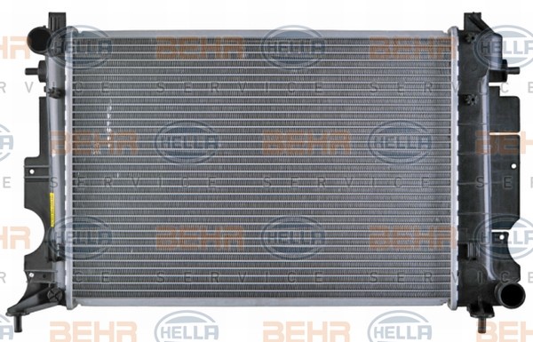 HELLA 8MK 376 720-551 Engine radiator 500 x 350 x 32 mm, Manual Transmission