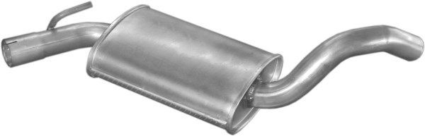 POLMO Middle exhaust pipe 30.30 for VW GOLF, VENTO