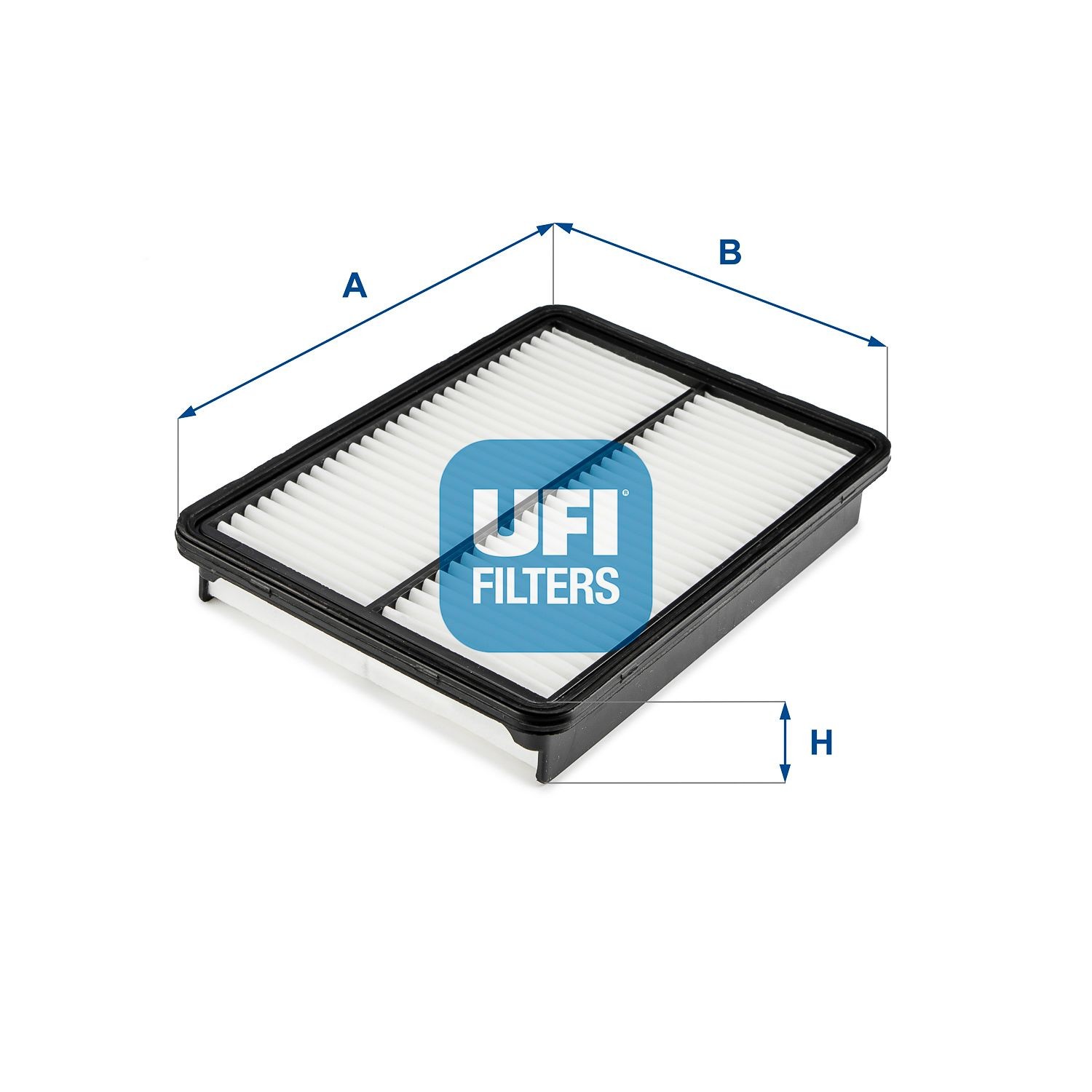 UFI 41mm, 197,5mm, 276,5mm, Filter Insert Length: 276,5mm, Width: 197,5mm, Height: 41mm Engine air filter 30.631.00 buy