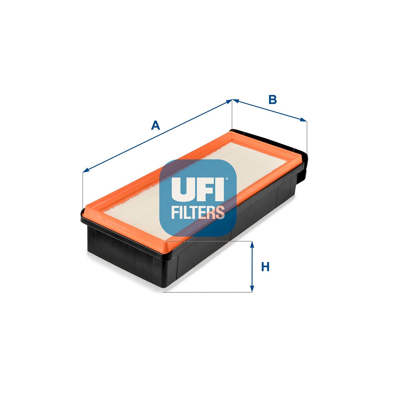 UFI 79mm, 148mm, 367mm, Filter Insert Length: 367mm, Width: 148mm, Height: 79mm Engine air filter 30.655.00 buy