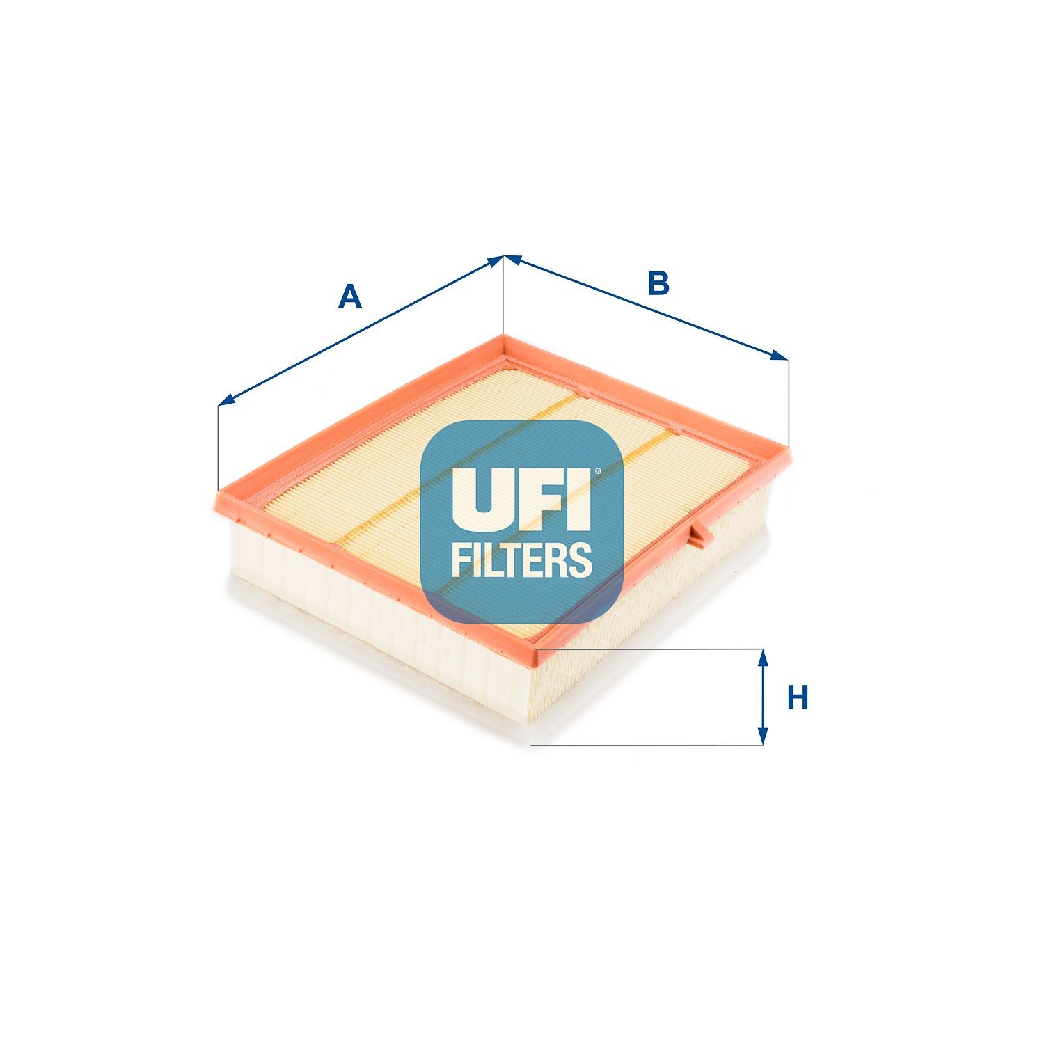 UFI 60mm, 206mm, 251mm, Filter Insert Length: 251mm, Width: 206mm, Height: 60mm Engine air filter 30.660.00 buy