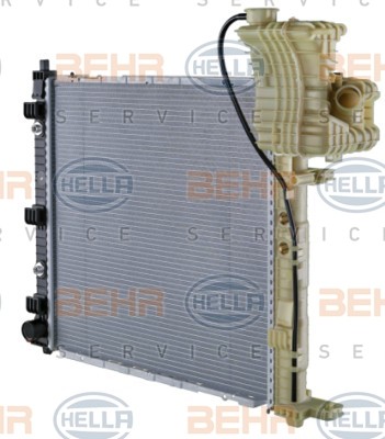 HELLA Radiator, engine cooling 8MK 376 721-411 suitable for MERCEDES-BENZ VITO, V-Class