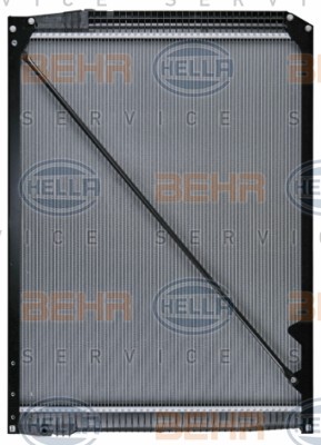 HELLA Radiator, engine cooling 8MK 376 721-491