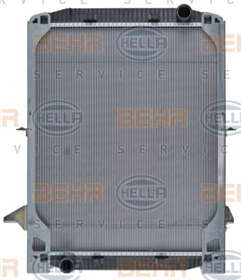 HELLA 900 x 748 x 42 mm, HELLA BLACK MAGIC, Brazed cooling fins Radiator 8MK 376 721-601 buy