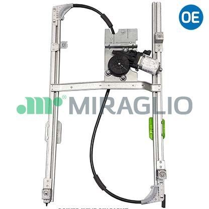 MIRAGLIO 30/1520 Window regulator Right, Operating Mode: Electric, with electric motor