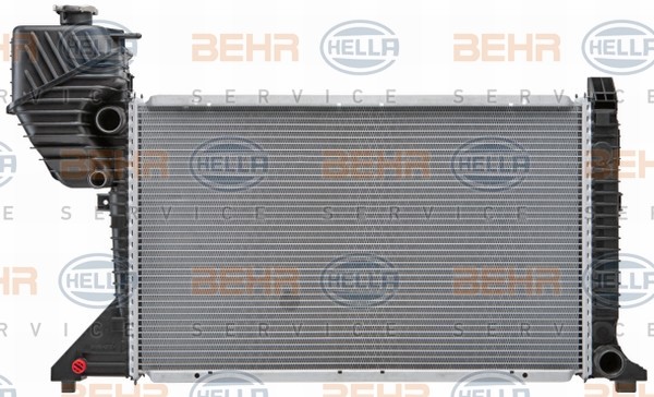 HELLA 8MK 376 721-631 Engine radiator for vehicles with air conditioning, 680 x 406 x 42 mm, HELLA BLACK MAGIC, Manual Transmission, Brazed cooling fins