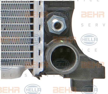 OEM-quality HELLA 8MK 376 722-001 Engine radiator