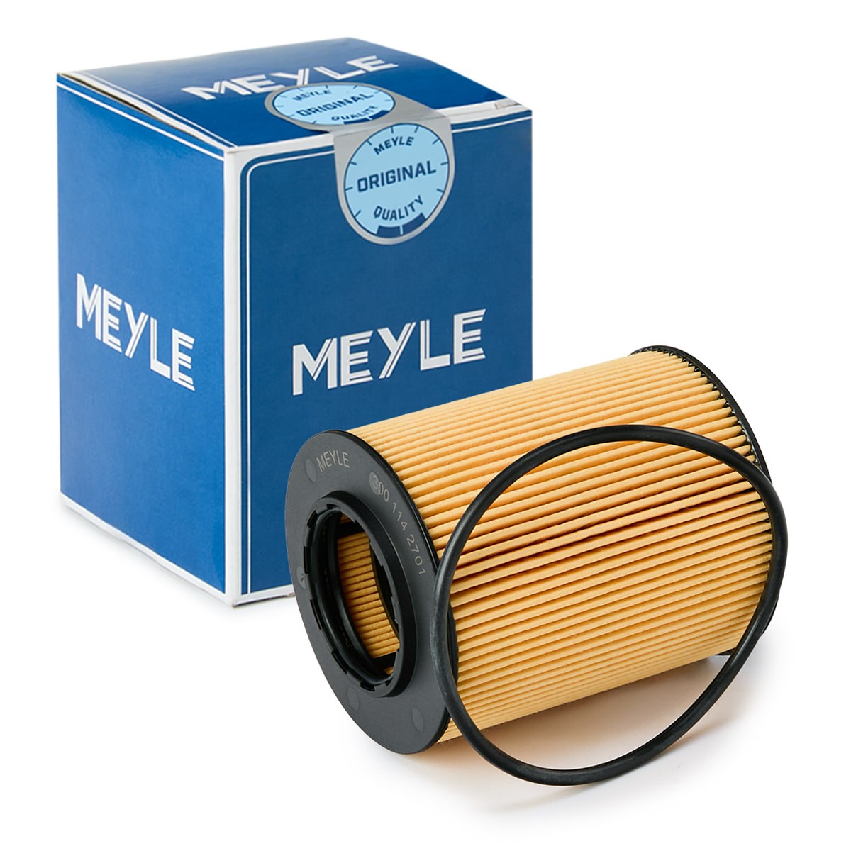 MEYLE 3001142701 Engine oil filter ORIGINAL Quality, with seal, Filter Insert