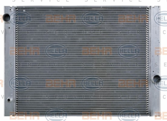 HELLA 623 x 488 x 40 mm, HELLA BLACK MAGIC, Brazed cooling fins Radiator 8MK 376 729-501 buy