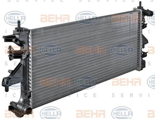 8MK376745021 Engine cooler HELLA 8MK 376 745-021 review and test